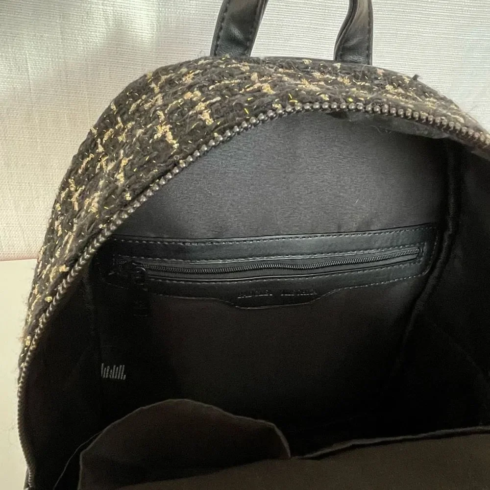 NWT Badgley Mischka Diamond -Quilted Nylon Backpack